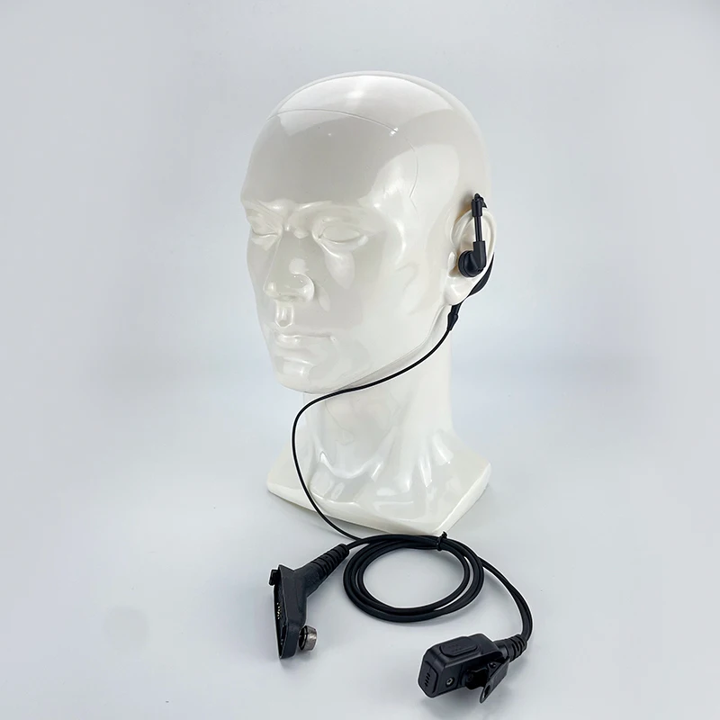 K15 Wired Music Earphones Headphones Over-the-Ear Compatible Motorola XIR P8200 P8268 P8668i GP328D GP328D+ Walkie-Talkie Models