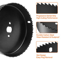 18pcs 19-127mm Hole Saw Set Saw Cup Wood Crown Drill Bit For Gypsum Board Wood PVC Plastic Density Board Metal Woodworking Tools