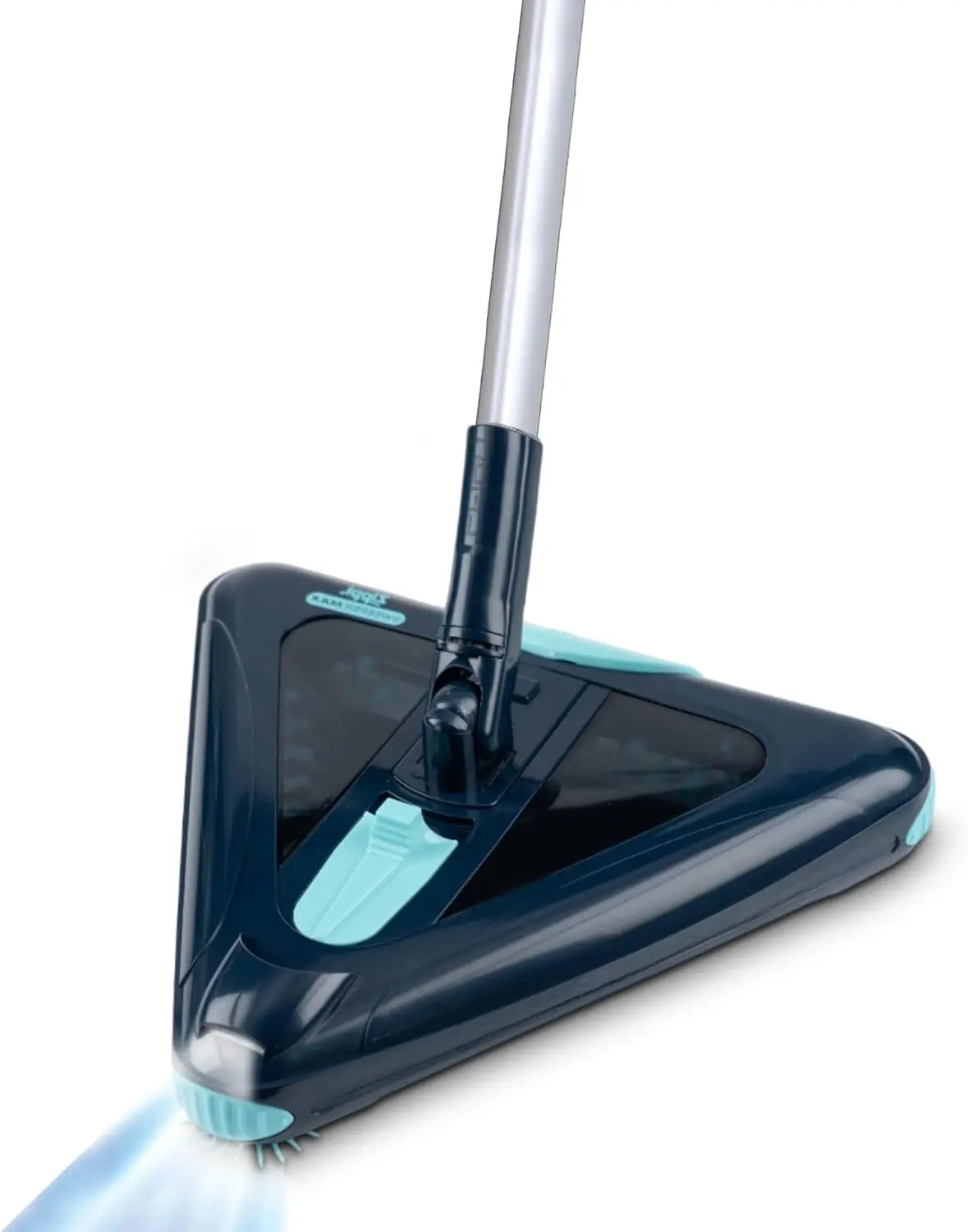 

Легкая подметальная машина с треугольным дизайном для углов, светодиодной подсветкой, 1 часами очистки ковров, твердой древесины и плитки.