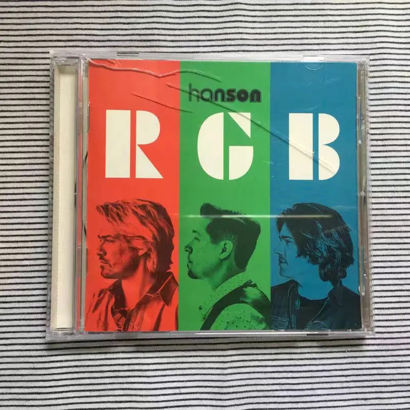 

CD Hanson — Red Green Blue (2022 3CG Records CD, 8-й студийный альбом, Pop-Rock, 16 треков, мая 20, 2022 г.