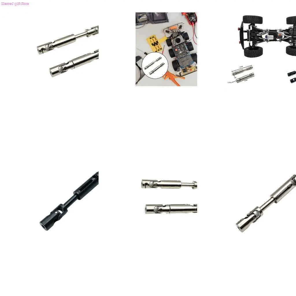 D0JC Alloy Drive Shafts Set For 1/16 Remote Control Truck Enhancing Torque And Durability for Pickup Truck Upgrading Kits