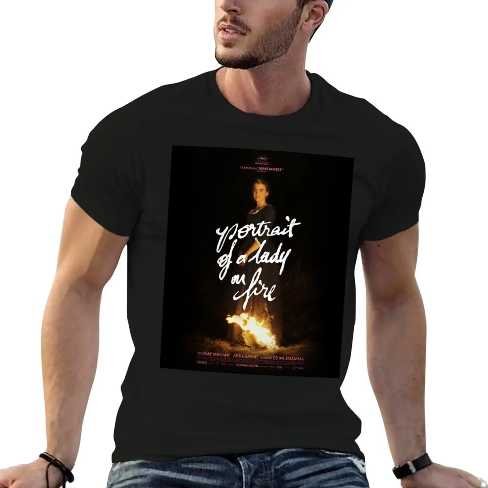 

Portrait of a Lady on Fire T-Shirt plain summer top vintage man t shirt men clothing