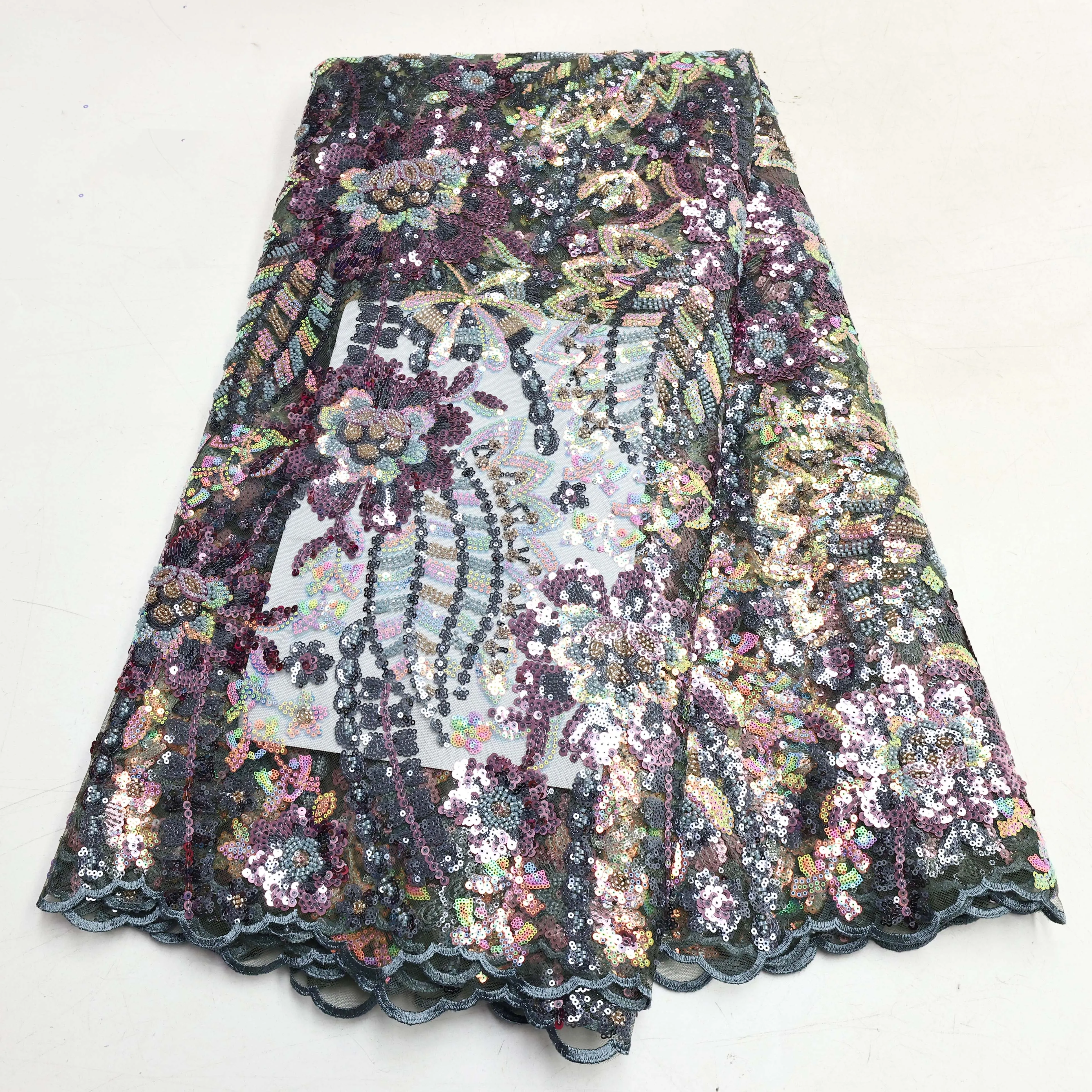 High Huality Printing Lace Evening Fabric African Tulle Embroidery Lace Sewing Party Wedding Dress Printed Lace Fabrics Women