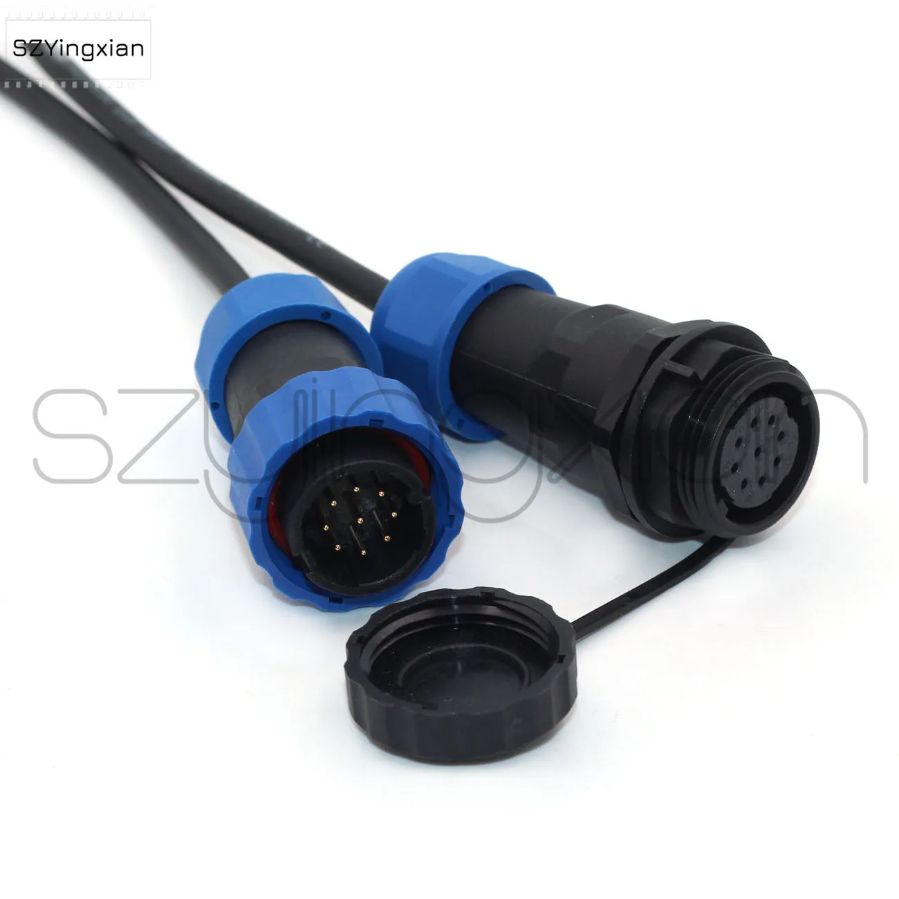 SD20 Butt Connector 2 3 4 5 6 7 9 10 12 14 Pin Outdoor Industrial AC Power Waterproof IP68 Male Plug Female Socket