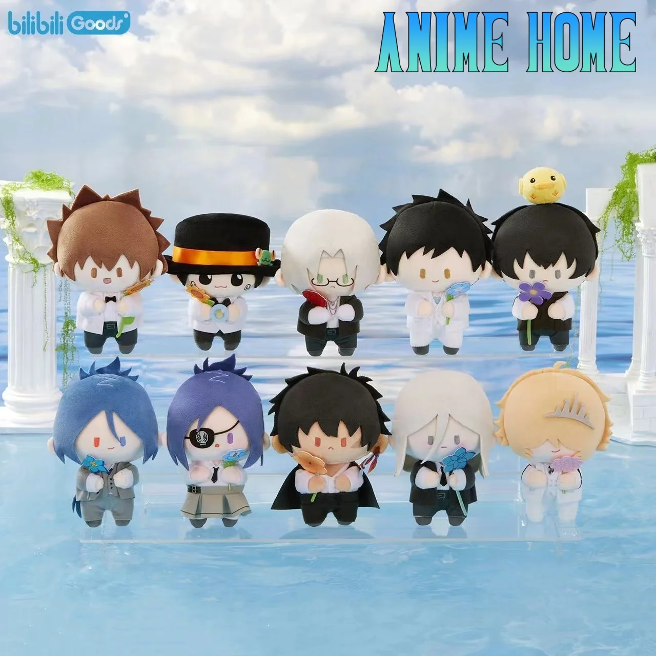 

Плюшевая игрушка для учителя аниме Tsunayoshi Hayato XANXUS, цветочная кукла, игрушка, плюшевая мультяшная игрушка для косплея, милый подарок