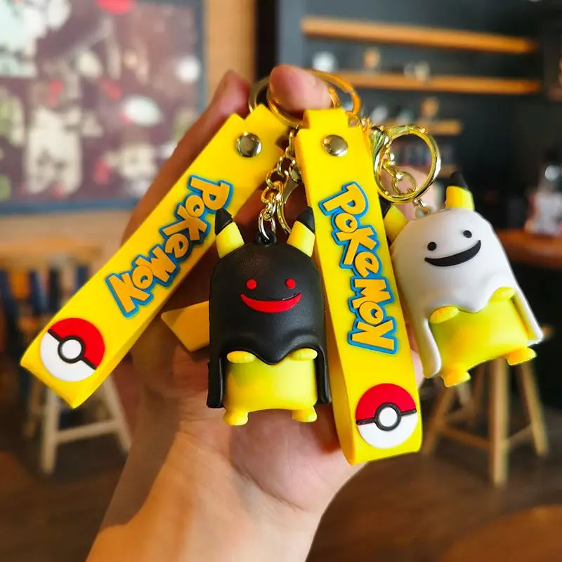 โปเกมอนใหม่น่ารักตัวละครอะนิเมะญี่ปุ่นฮาโลวีนพวงกุญแจคู่กระเป๋าเป้สะพายหลังจี้ปาร์ตี้ตกแต่งของขวัญเด็ก