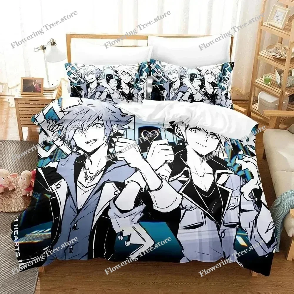 3D Print Neku Sakuraba World Ends Bedding Set Duvet Cover Bed Set Quilt Cover Pillowcase Comforter king Queen Size Boys Adult