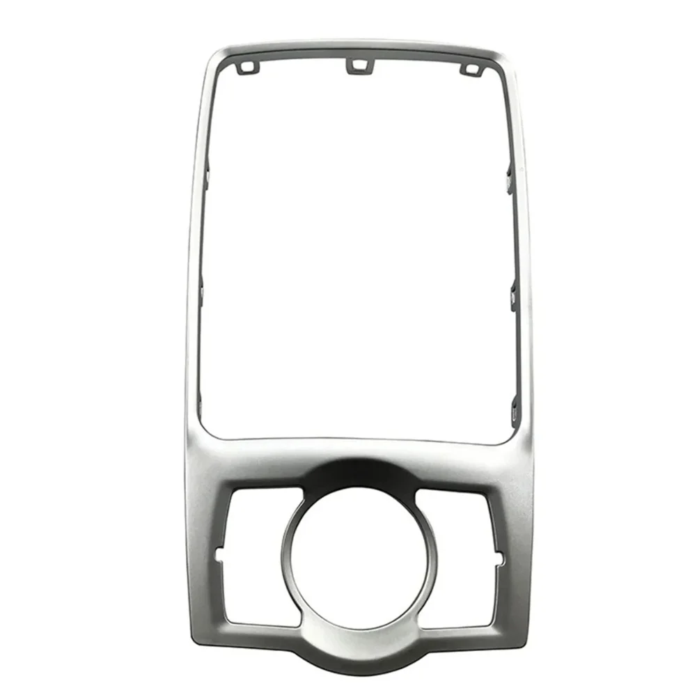 

Vehicle Interior Trim Chrome Frame Trim ABS Material Easy Installation Non-deformation Replacement Part Silver Finish