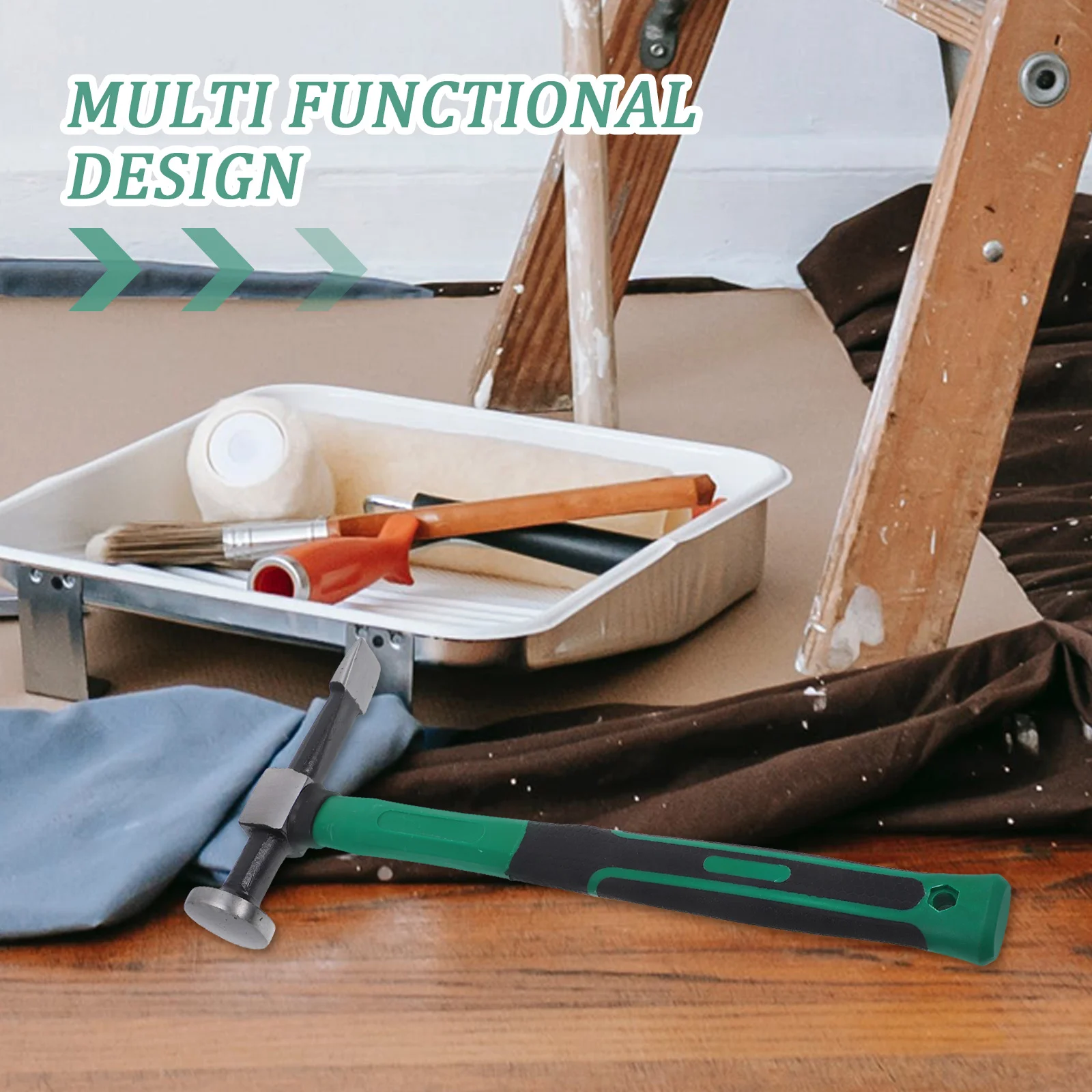 تصميم رأس مسطح للبناء من الفولاذ لمطرقة الجسم التلقائي لإصلاح دنت دقيق وتشكيل اللوحة أداة إصلاح السيارات الاحترافية