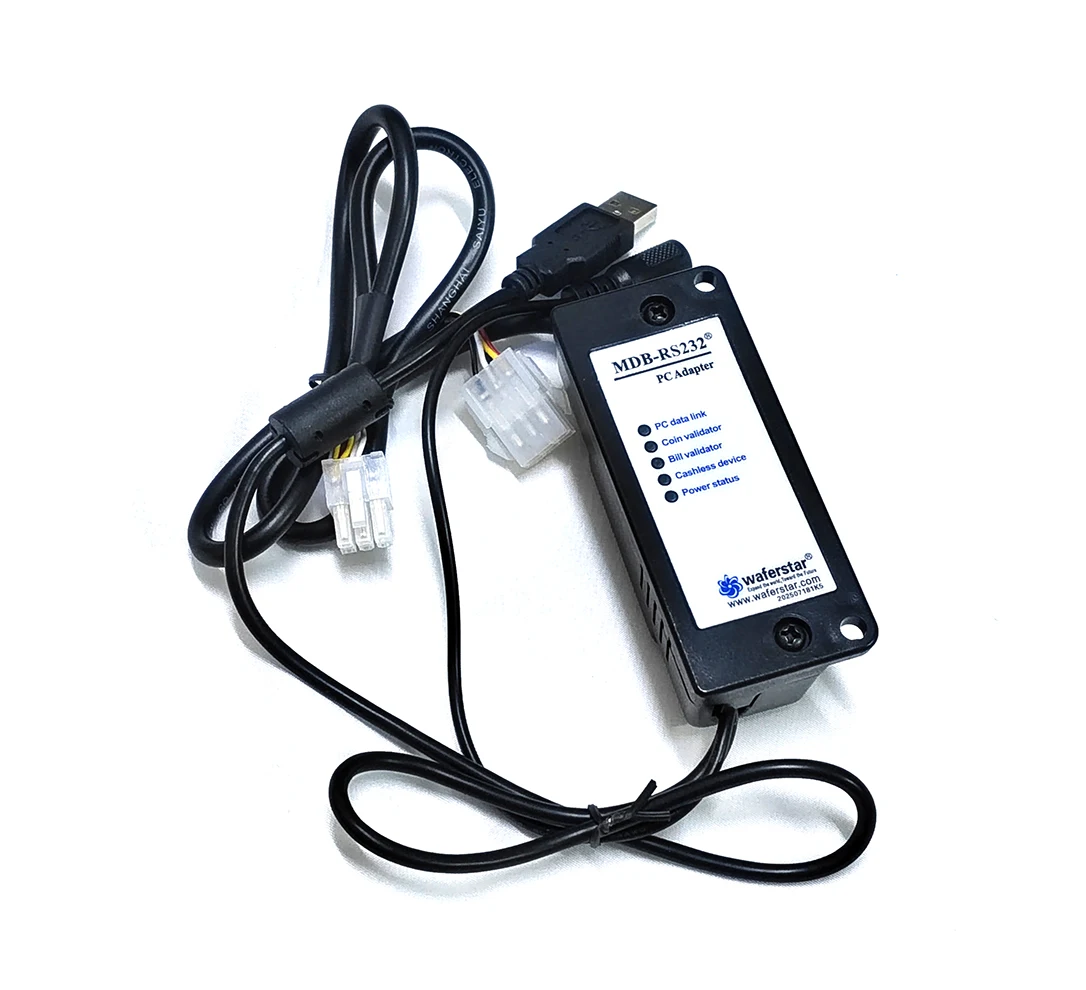 USB Version MDB-RS232 device to convert the MDB coin validator data to PC RS232 for Vending machine