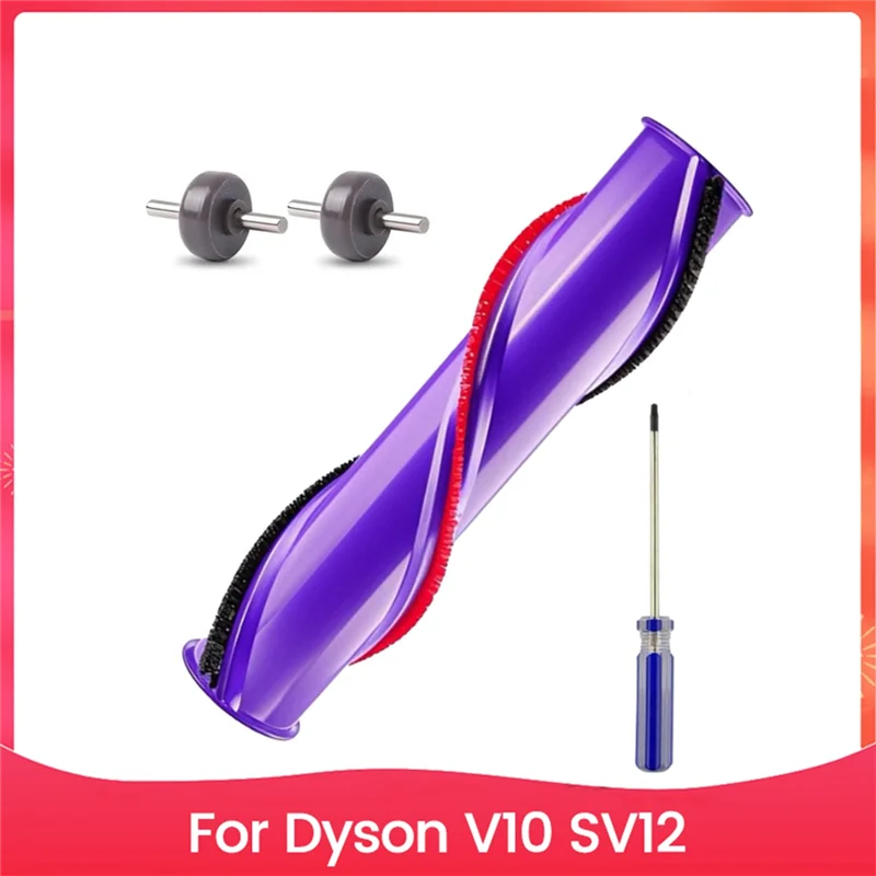 DHIPP-Roller Brush Kit Replacement Parts For Dyson V10 SV12 Vacuum Cleaner With Wheels 50W Direct Drive Motor Head That Have
