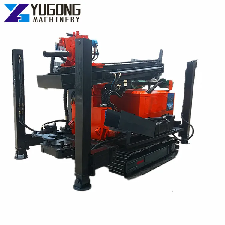 YG Crawler Type 200 Meter Water Well Drilling Rig 150m 200m 400m Drill Machine with Air Compressor