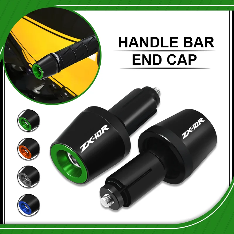 

Motorcycle Accessories Handle Cap For ZX-6R ZX-10R ZX-25R Universal Handlebar Grips Ends Handle Bar Plug Cover ZX25R ZX10R ZX6R