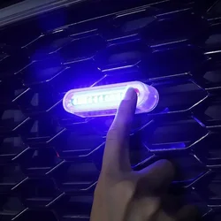 Mini LED Solar Power Car Strobe Light Night Security Simulated Alarm Anti-Theft Anti-rear Caution Lamp 5V 3W 2A