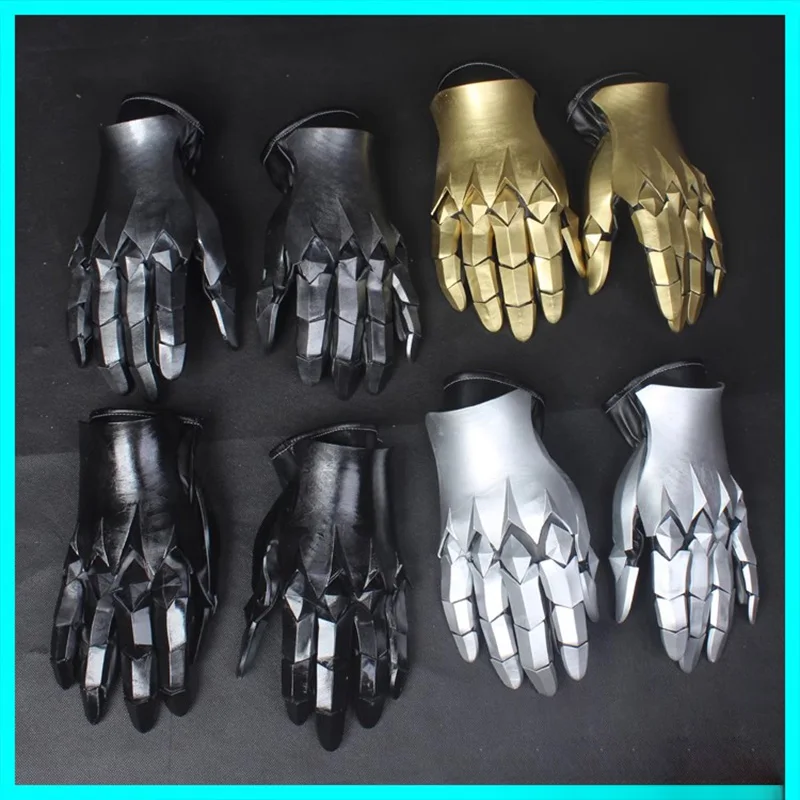 

Genshin Impact Argenti Cosplay Punk Gloves Replica Prop Punk Mechanical Knight Armor Retro Cosplay Prop Halloween Christmas