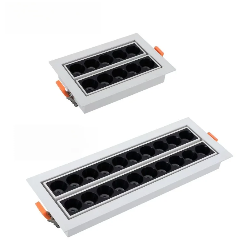 20W 40W Dimmable AC90V-260V  LED grille Downlights Epistar Chip Recessed Ceiling Lamps Spot Lights For Home illumination