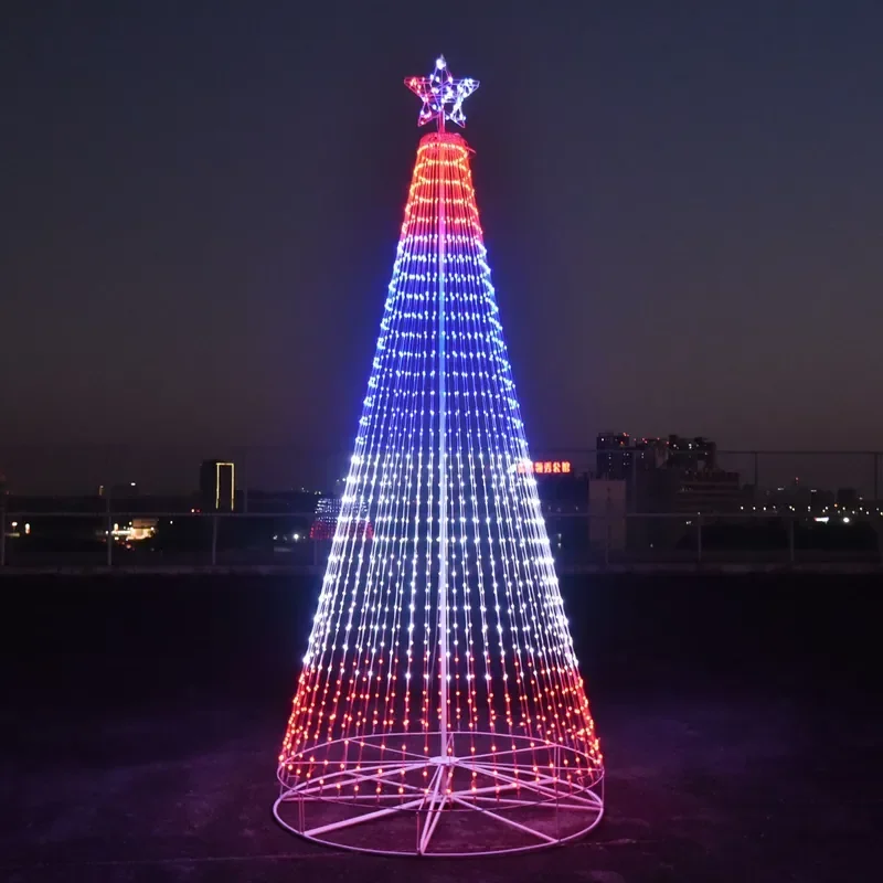 Other Holiday Lighting Waterproof IP65 Outdoor Led Garden Tree Lamp Light Show Pixel Rgb Mega Tree Christmas Patio