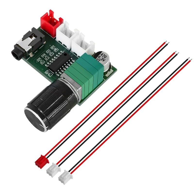 1 PCS Double Desktop Audio Amplifier Board Dual-Channel Audio Amplifier Board 3W