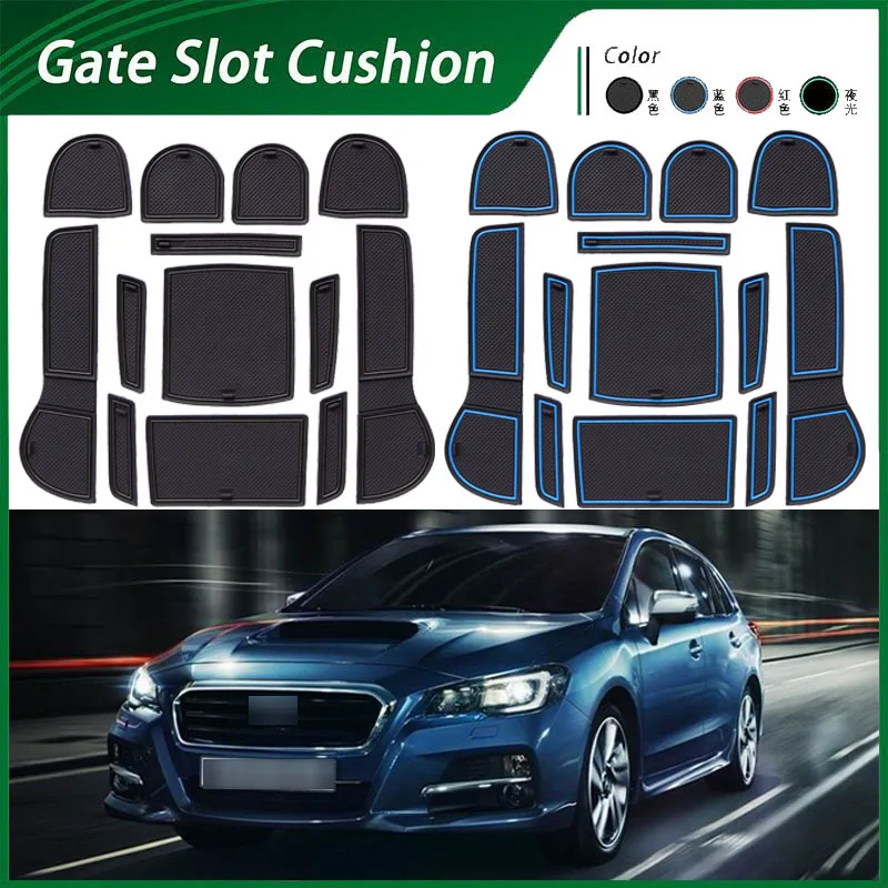 

Подходит для модификации салона автомобиля Subaru LEVORG, нескользящий коврик, коврик для дверных прорезей, коврик для хранения чашек с водой