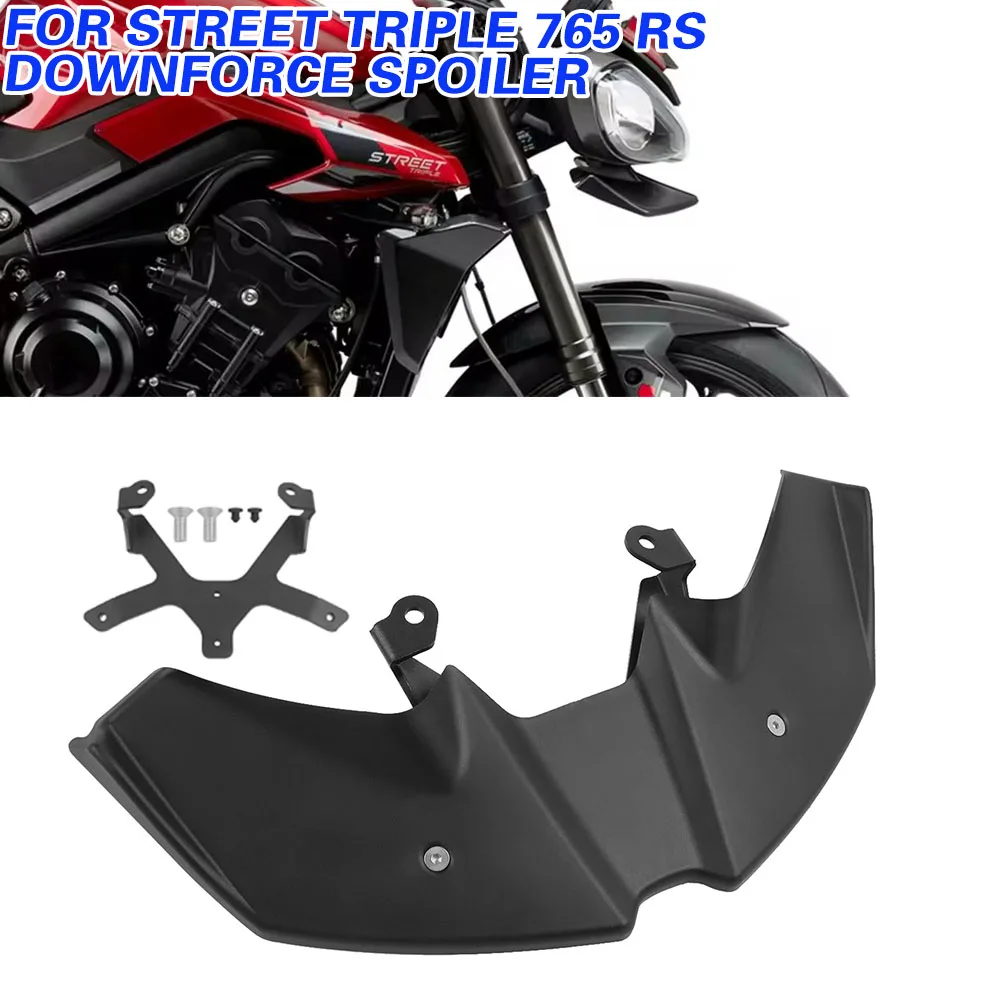 

Front Downforce Spoiler Winglet For Street Triple 765RS 765R 2023-2025 Speed Triple 1200RS 2021-2025 Aerodynamic Fairing Winglet
