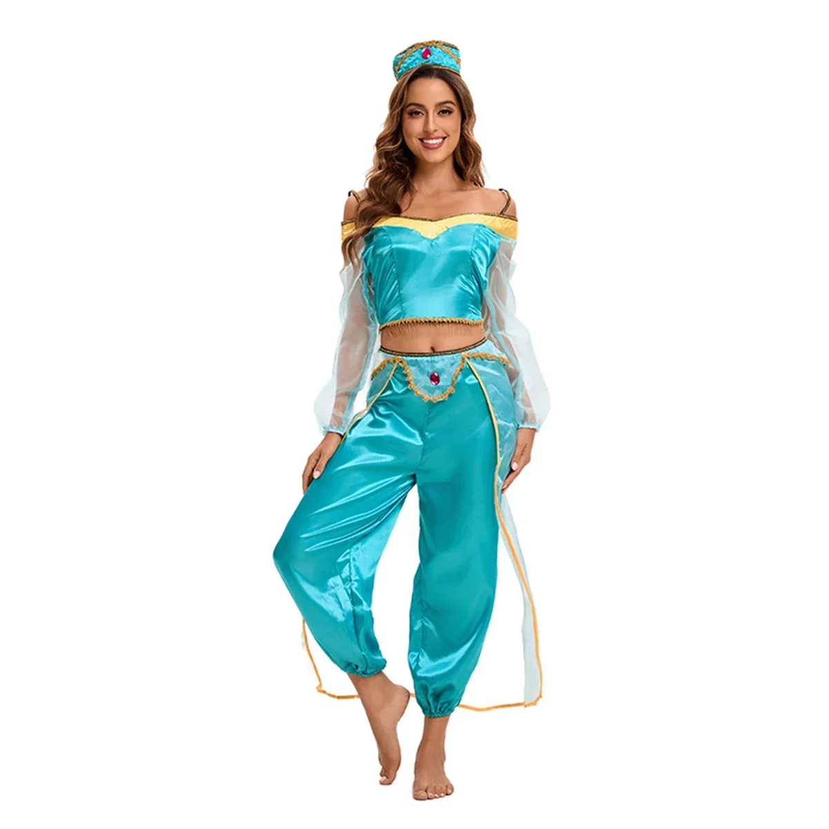 Disfraz de Princesa de Cuento de Hadas para Mujer, Disfraz de Halloween de Blancanieves, Bella, Cenicienta, Elsa, Anna, Rapunzel y la Bella Durmiente