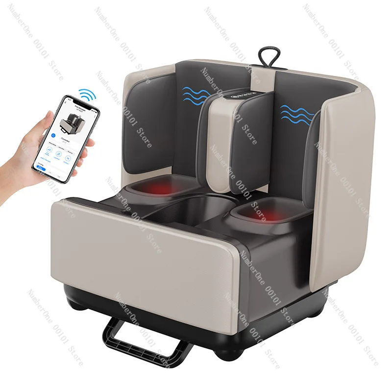 Cross-Border Foot Spa Machine Leg Sole Heating Massager Fully Automatic Airbag Kneading Foot Massager Magnetic Therapy Leg Beaut