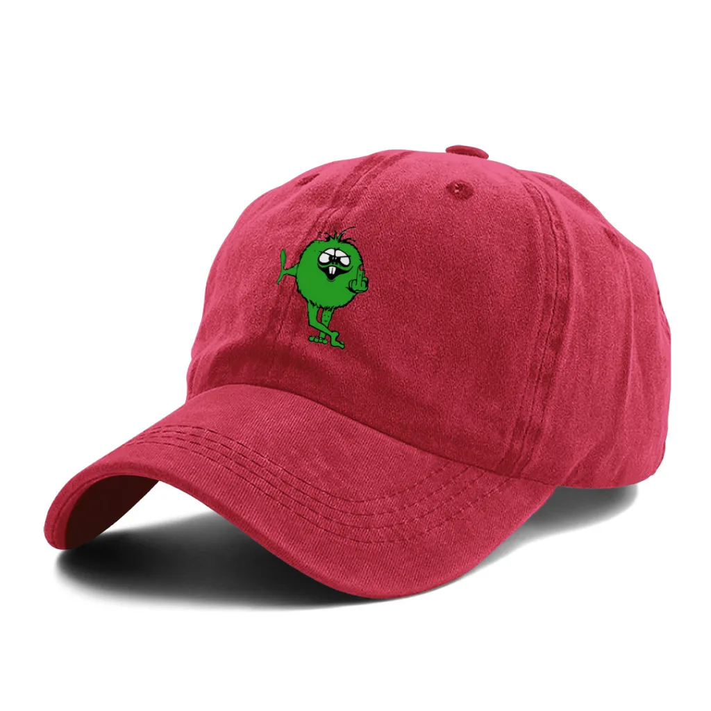 

Green Guy flips bird Fashion Baseball Cap Outdoor Caps Sunscreen Hat Hip Hop Tide Snapback Hats Adjustable Cowboy