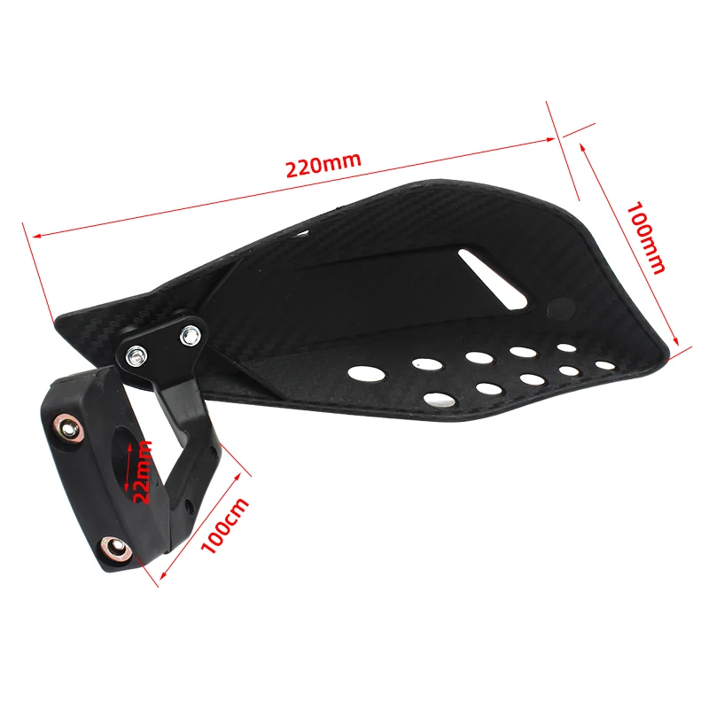 Motocross Hand Guard Handle, Protector Shield, Equipamento de proteção para motocicleta, Dirt Bike, Pit Bike, ATV Quads, 22mm, 1 par