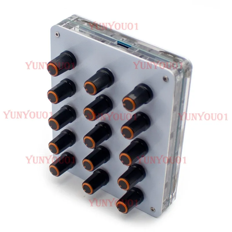 

15-Knob MIDI CC Controller with Customizable Mapping - Compatible with Cubase, Logic, FL Studio, Studio One, Sonar, Reaper