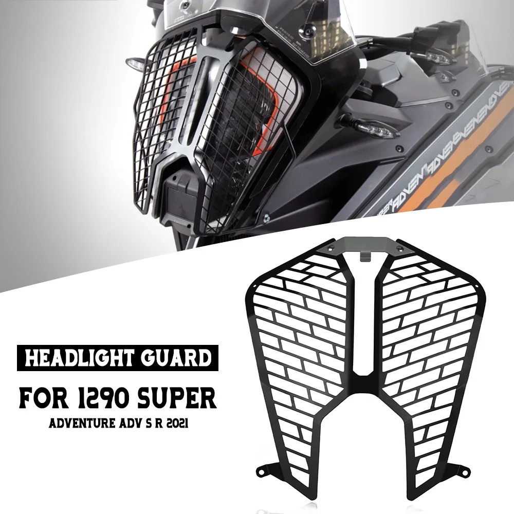 

Motorcycle For KTM 1290 Super Adventure ADV S R 2021 Accessories Headlight Guard Headlamp Mesh Grille Protector Shield Aluminium