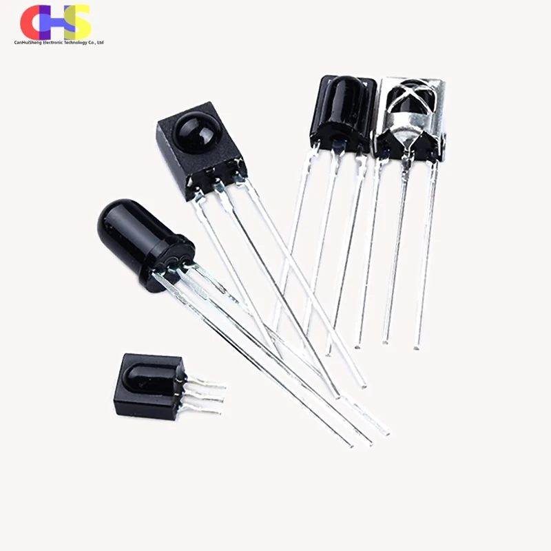 20pcs VS1838 1838 VS0038 HL0038B LF0038Q LF0038L HX1838 VS1838B Universal Remote Control Infrared Receiver Tube With Shielding