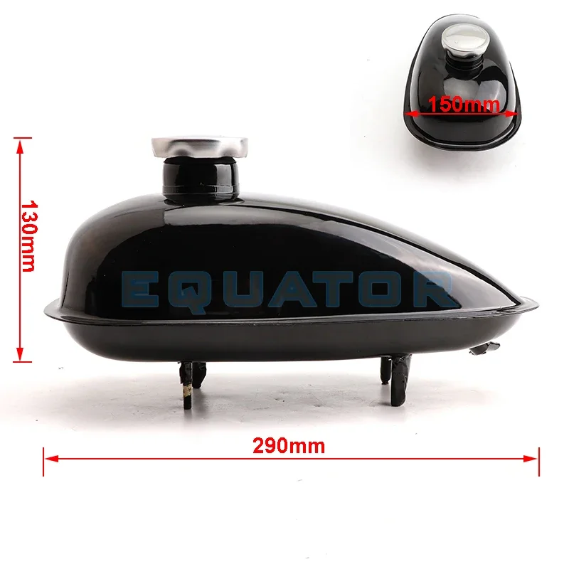 2L Replacement Gas Fuel Petrol Tank Fit for 80cc 60cc 66cc 49cc Motorized Bicycle Bike Accessories