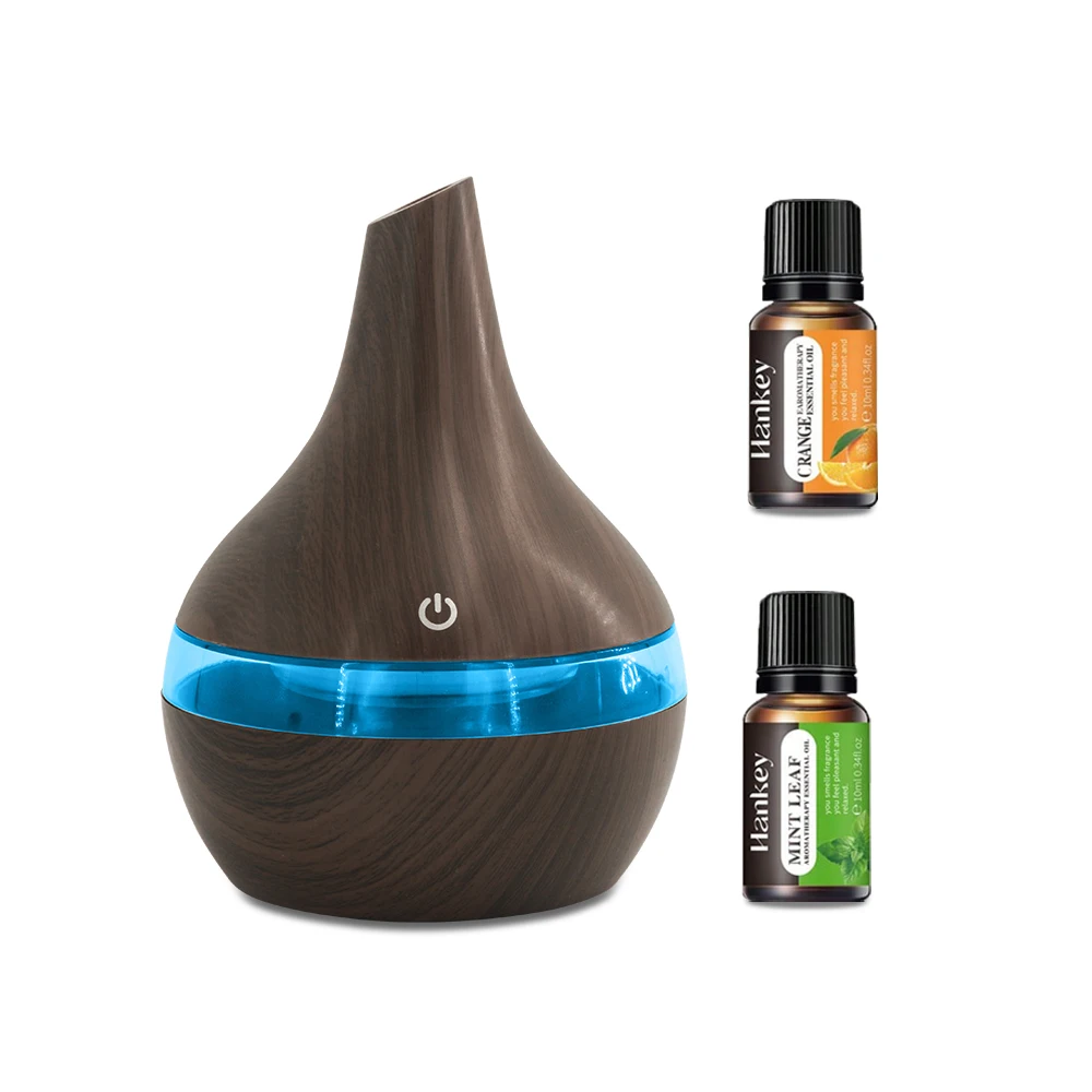 

Portable 300ml USB Humidifier 2 in 1 Aromatherapy Diffuser for Home & Travel (Includes Essential Oils)