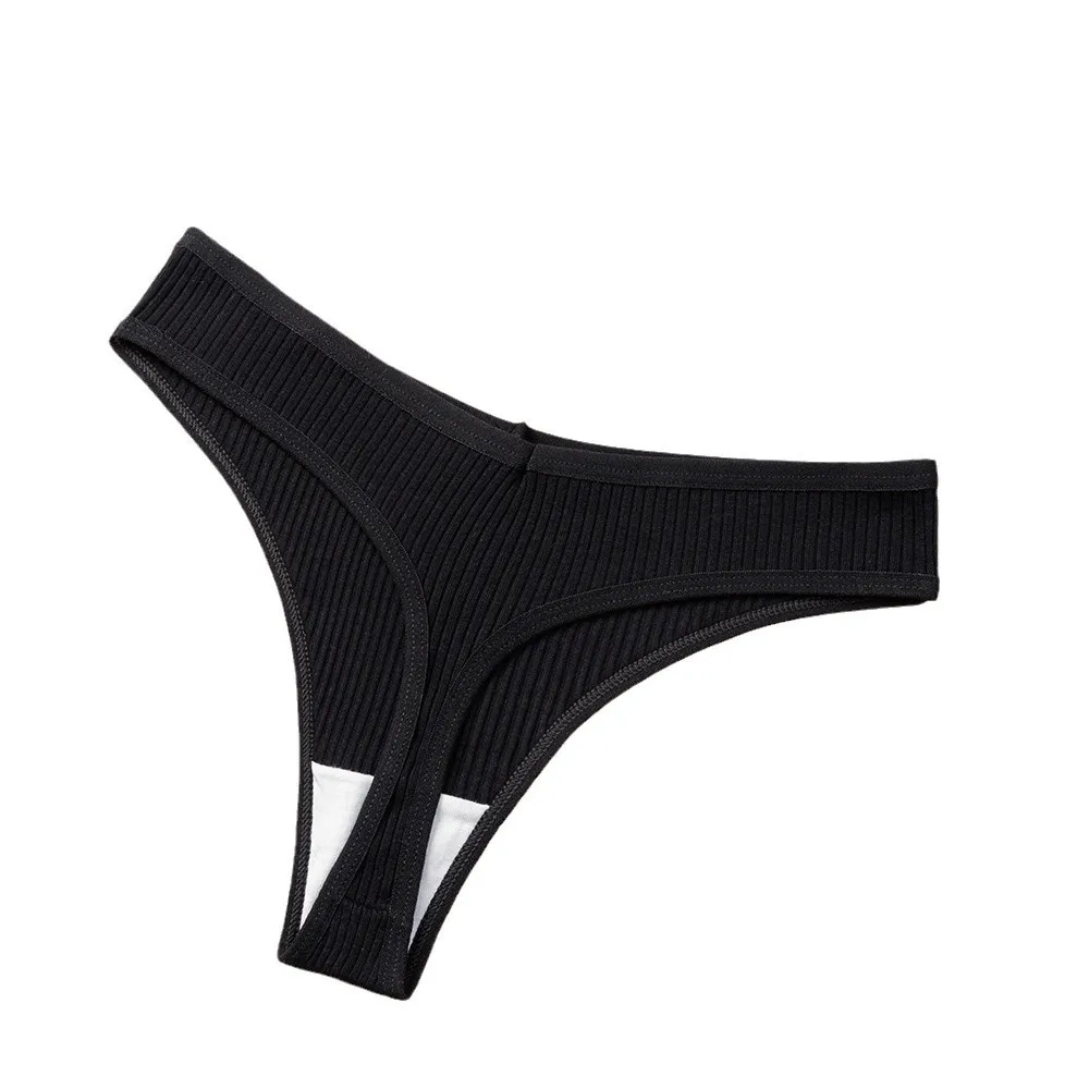 Modne, seksowne majtki stringi, miękkie i wygodne, nowe stringi damskie, majtki z bawełnianego sznurka.
