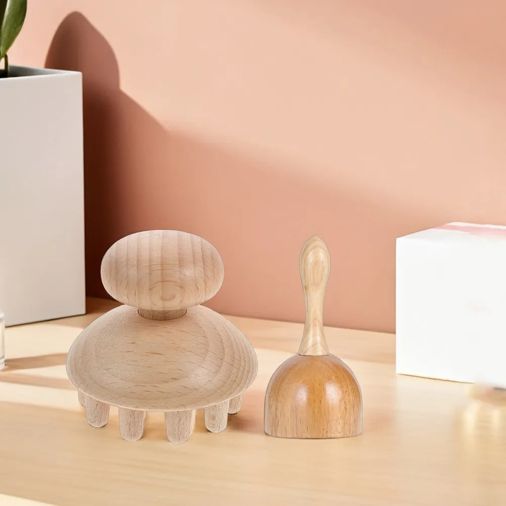 

1Set Cupping Massage Tool Wooden Drainage Massager Household Therapy Multifunction Comb Relieve Muscle Pain Stress Massage