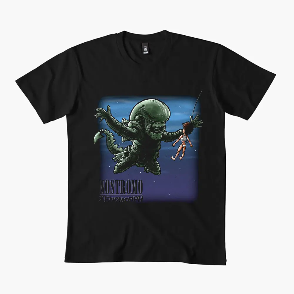 

80s Retro Sic fi Alien Lv 426 Gift T Shirt Nostromo Xenomorph Graphic Clothes 0312 100% cotton print All size tops S-6XL
