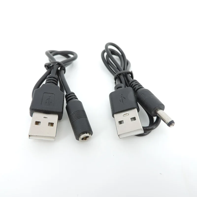 

USB A 2.0 Male Plug to 1.35 x 3.5mm DC Power jack Male Female Cable DC Power Extension charging Cord J17