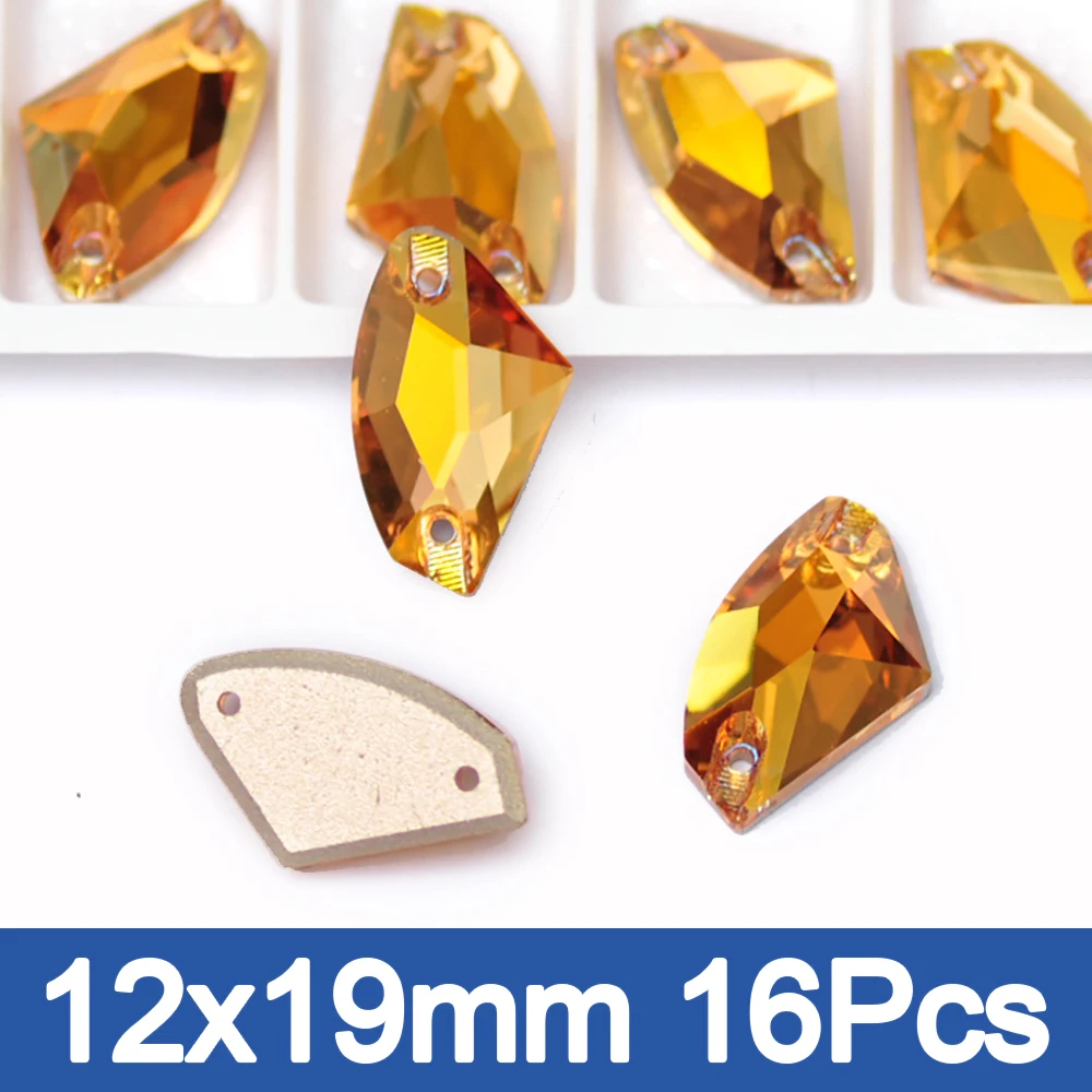 PUBRILEX Metallic Sunshine Mix Größen Strass Flache Rückseite Gold Strasssteine Modeschmuck Kristalle Steine zum Aufnähen für Kleidung
