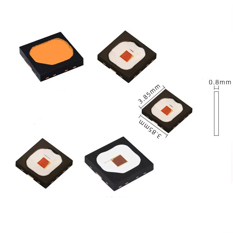 10pcs/20pcs SMD LED LCY LY LA H9PP Golden Yellow Red Color 3W 3.85*3.85mm High Power For Turn Signal Light