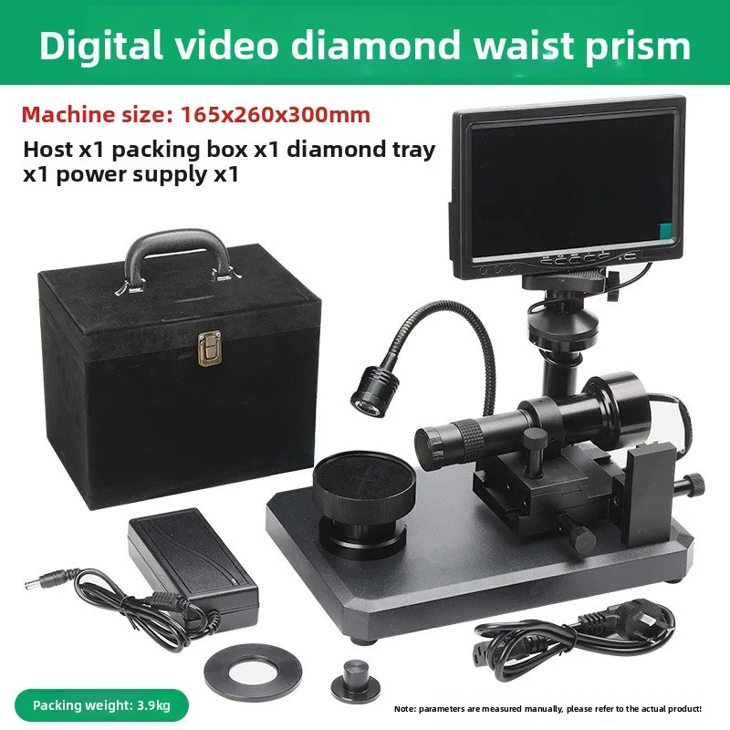 

Electronic diamond waist code instrument, fire color instrument high definition waist code microscope, video waist code