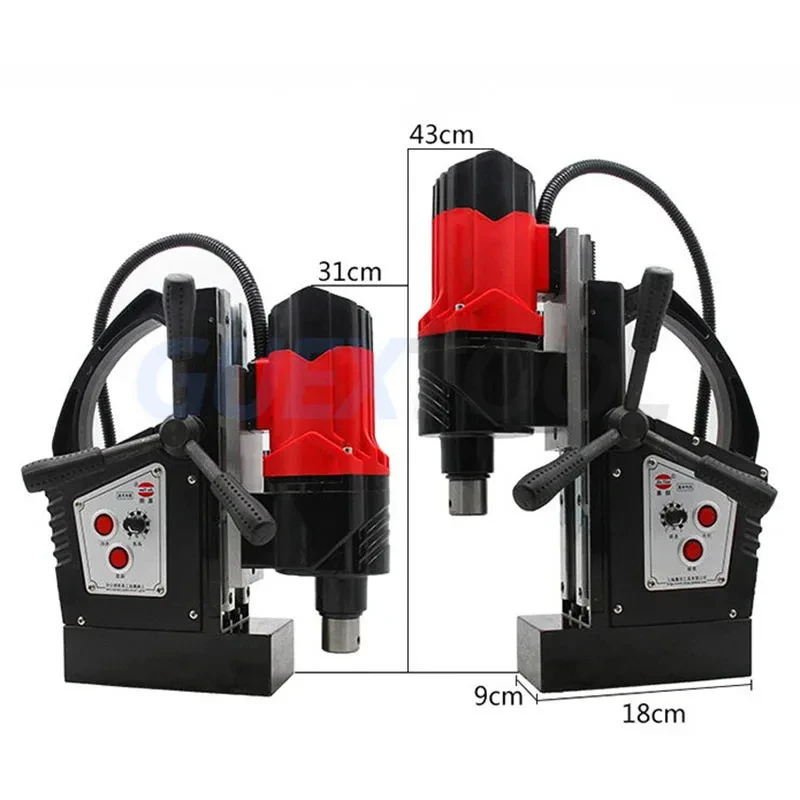 Magnetic Hole Drill  Tapping Drill Attack Machine Iron Suction Adjustable Speed Forward Reverse Electric Drill