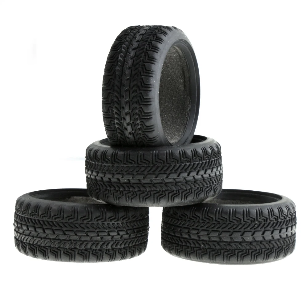 

WOTT 4Pcs Rubber Tire Tyre for 1/10 RC On-Road Drift Touring Car Sakura Traxxas HSP Tamiya HPI Kyosho RedCat,5