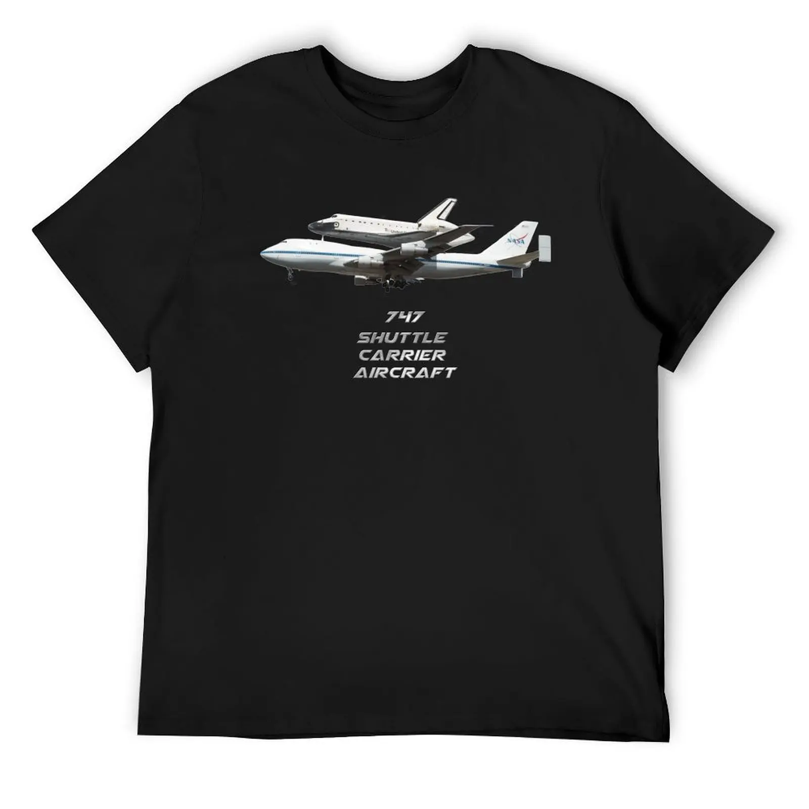 

747 Shuttle Carrier Plane T-Shirt kawaii clothes shirts graphic tees aesthetic clothes men clothings