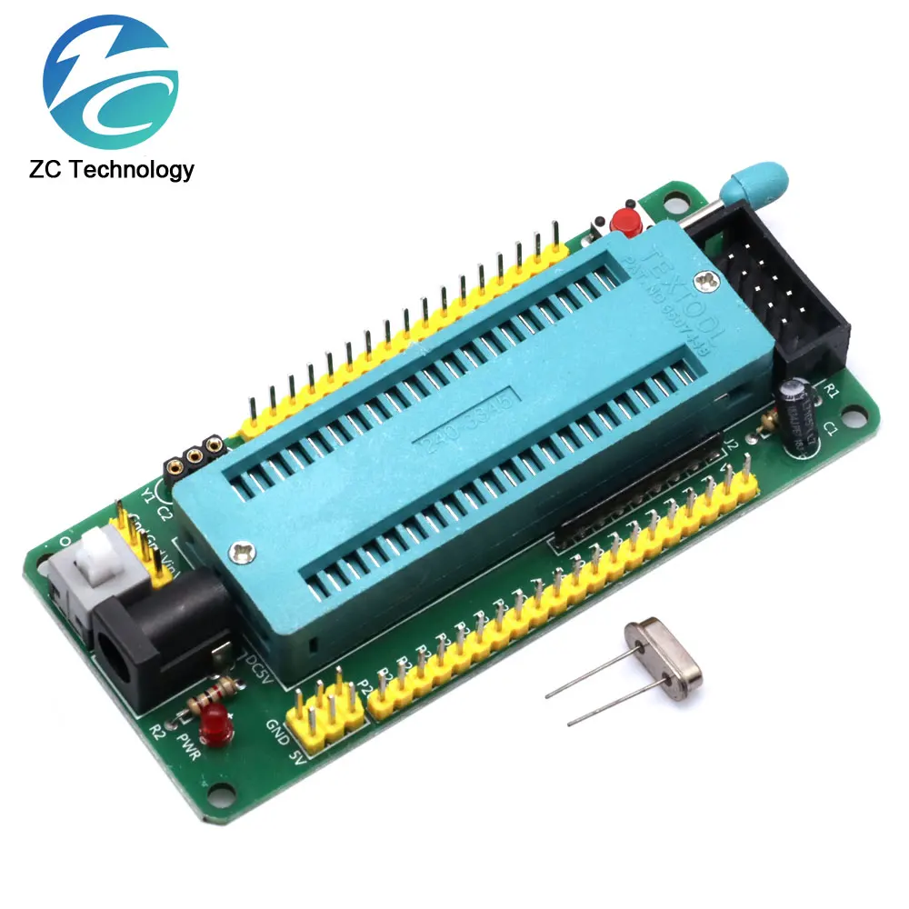 1/5/10 pièces 51 avr mcu carte système minimum carte de développement carte d'apprentissage stc carte système minimum microcontrôleur programmeur