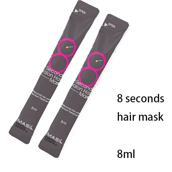 

20Pcs 8 Seconds 8ml Salon Hair Mask Keratin Repairing Supple Hydration Hair Care Mask Dry Damaged Hair Treatment Salon Mask