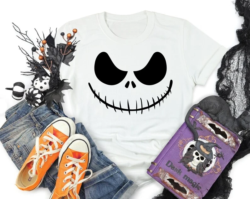 Matching Family Halloween Pumpkin shirts Funny Halloween Face Tshirt Tops 2024 Halloween Party Costume T-Shirt graphic t shirts image 5