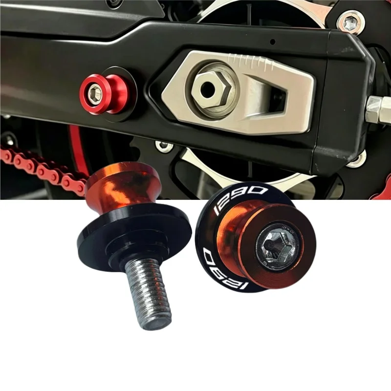 For KTM 1290 890 390 690 Duke super adventure S R ADV 690 SMC-R RC390 10MM Swingarm Spools Slider Screws Stand  Motorcycle Acces
