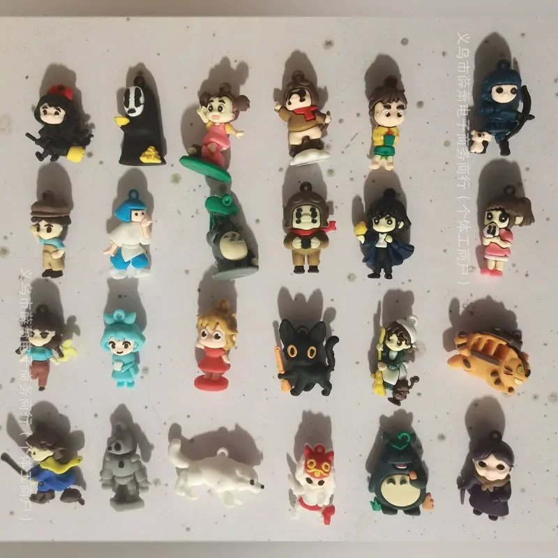 Classique Studio Ghibli Anime Calendrier de l'Avent de Noël à la mode - Countdown Blind Box Toy Figure Cadeaux de Noël à collectionner