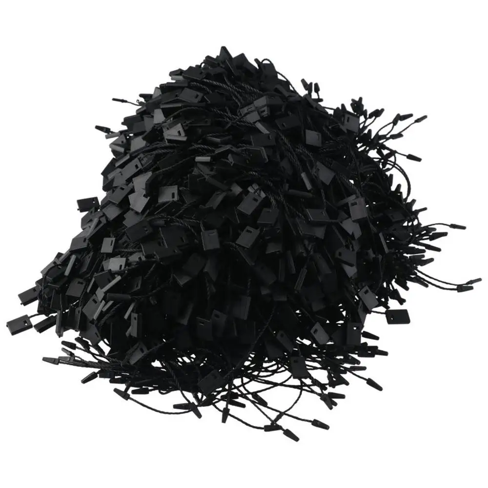 1000pcs Retail black Price Tags Hang Tag String Garment Supplies Hangtags Garment Supplies