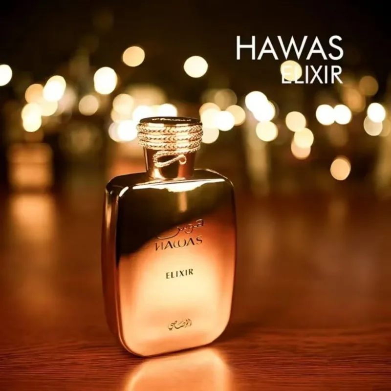 100 مللي عطور عربية أصلية RASASI Hawas Elixir Eau de Parfum Pour Femme Spray دائم عطر الفانيليا الشرقية كولونيا ماكياج